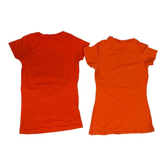 Clemson Tiger 100% cotton 2 tee's women's size small - Picture 4 of 8